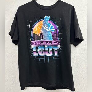 Fortnite gimme the loot t shirt men’s size large